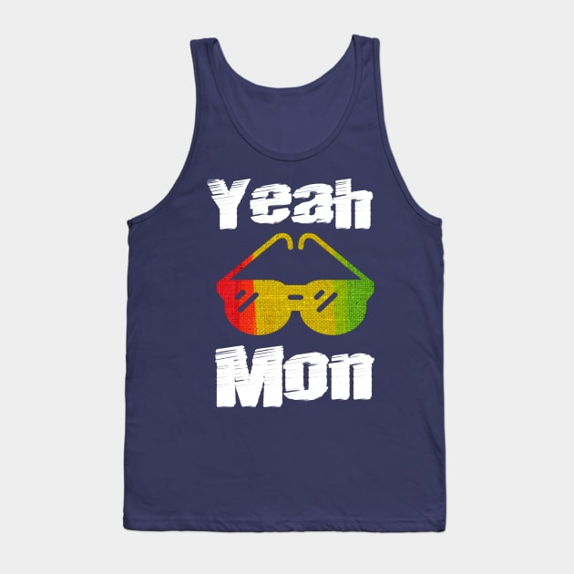 Yeah Mon, Jamaican Slogan, Kingston Tank Top by alzo